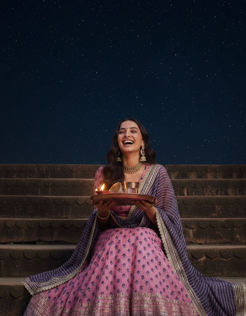 Pink & Purple Designer Lehenga Set