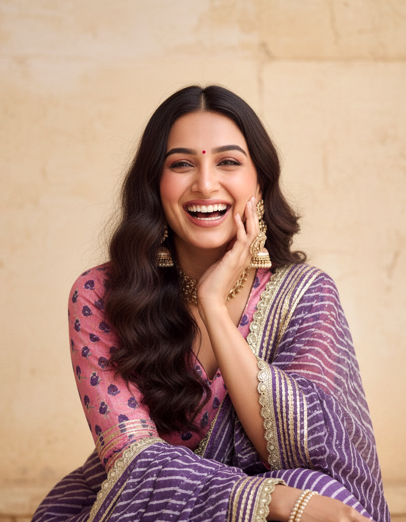 Pink & Purple Designer Lehenga Set