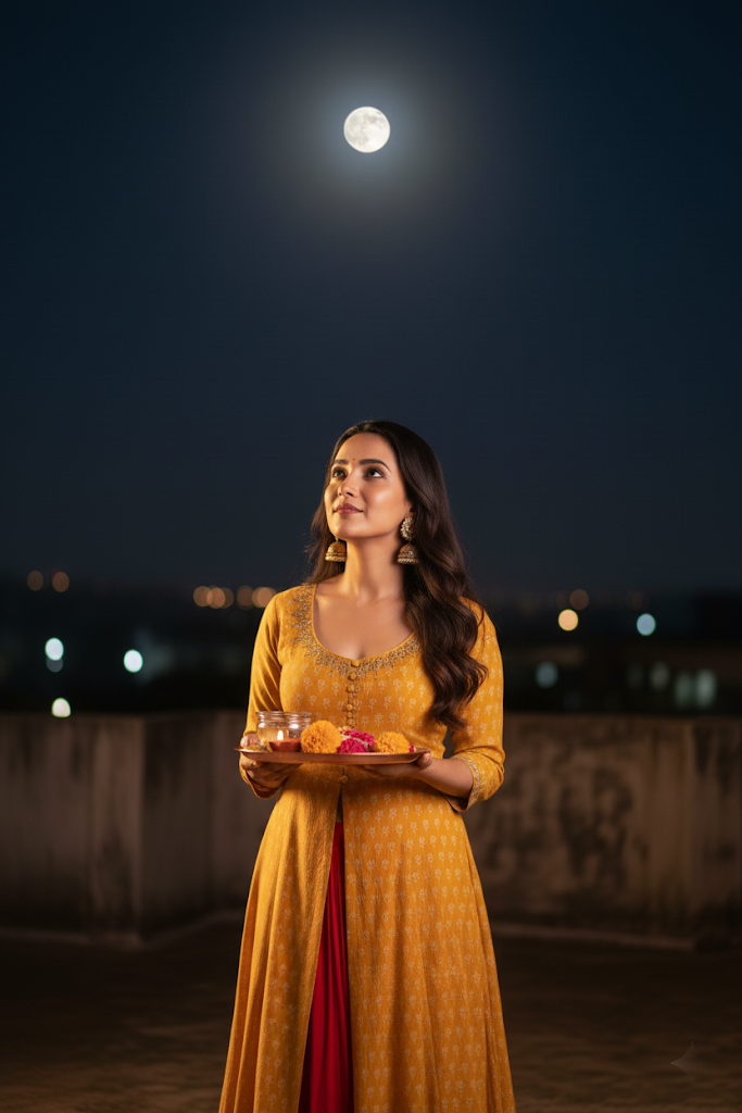 Mustard Red Kalidar Kurta Set